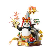 1431pc Kung Fu Panda Dragon Warrior Buildable Action Figure 45x36cm 6y+