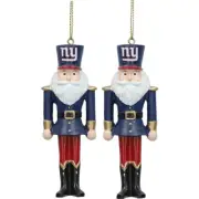NFL New York Giants Ny Tree Decoration Nutcracker Set Pendant Ornament
