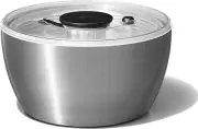Good Grips Stainless Steel Salad Spinner, 6.34 Qt. non-slip pump easy to use,,