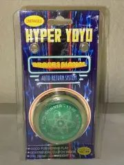 1999 Hyper Yoyo Pro Spinner Professional Auto Return System Green Color