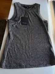 Decjuba Rosalie Metallic Tank - BNWT - Size M