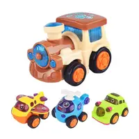 在飛比找momo購物網優惠-【JoyNa】兒童玩具車 4組入慣性玩具車 寶寶玩具(小火車