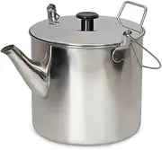 Campfire Stainless Steel Billy Teapot, 2.8 Liter Capacity