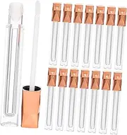 15pcs Refillable Gradient Color Lip Gloss Tubes Empty Containers for Creative Makeup Body for Easy Volume Monitoring Portable and Lightweight Design