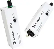 P2 Portable in Ear Monitor Amplifier, Headphone Amp with XLR and TRS Input 3.5mm Output, Headphone Amplifier with Stereo/Mono Switch for Keyboardists, Drummers, Guitar (Single Channel)