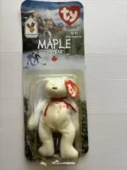 MAPLE THE BEAR 1996 MCDONALDS TY BEANIE BABY RARE ERRORS 1993 OAKBROOK NIP