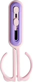 Travel Scissors, Retractable Box Cutter, 2 In 1 Ergonomic Non-Slip Scissors, Lightweight Retractable Box Cutter, Portable Gadget, Cutting Supplies for Workplace Home School