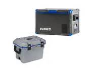 Kings 60L Stayzcool Fridge FreezerAir Tight - Lockable + Plus Icebox 50L