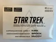 Star Trek Art Asylum 2003 Box Set Captain Kirk Spock McCoy 6" Action Figure Pack