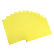 12 Pack 10.83 x 8.46" 2mm Thickness EVA Foam Sheets Light Yellow Glitter
