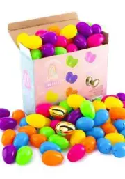 100 Piece 2.4" Traditional Classic Colorful Egg Shells