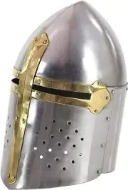 Medieval Collectibles Crusader Medieval Sugarloaf Helmet Knight Armor Crusader