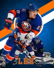 New York Islanders Lithograph print of Anders Lee 2020