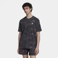 在飛比找PChome24h購物優惠-【ADIDAS】TREFOIL AOP TEE 男 短袖上衣