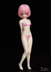 LDDOLL 1/l6 22S Pink Skin 22cm Seamless Female Action Figure Body Fit OB AZ Head