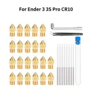 MK8 Brass Nozzle Extruder Cleaning Kit for Ender 3 3S Pro CR10 3D Printer Parts