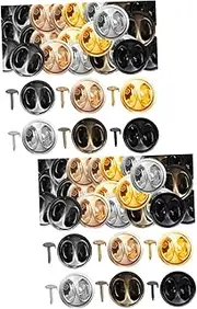 [TEHAUX] 240 Sets Metal Butterfly Pin Enamel Pin Backing Enamel Pin Backs Butterfly Clutch Tie Tacks Pin Back Replacement with Blank Pins Pin Backs Set Pins for Crafts Useful Pins Apparel