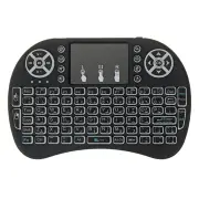 I8 Three Color Backlit Arabic Version 2.4G Wireless Mini Keyboard Touchpad Air Mouse