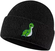 [Kader] Embroidery Knitted Beanie, Apex Legends Nessie Bean Stretchy Soft Cuffed Beanie, Unisex Classic Winter Hat for Men Women Fans