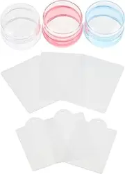 Nail Art Plate Nail Stamper Templates 3 Sets Nail Art Tools for Manicure Nail Nails Nail Stencils and Easy to Use