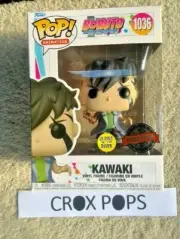 KAWAKI Glow GITD Naruto SE 1036 Funko Pop Vinyl New in Mint Box + Protector