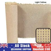 PLASTIC Rattan Cane Webbing Roll | HEX Circle | YELLOW | Chair Repair Decor
