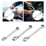 Ratchet Wrench Adjusting Jaws 35mm Car Repair Two Head Hand Tool Plumbing