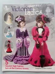 VICTORIAN LADIES, 5 Styles for 14½" Dolls - ANNIE'S ATTIC Crochet Pattern 874615