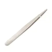2pcs 12cm Fine Point Silver Tone PoInty Straight Tweezers BDUU