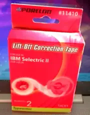 Porelon Lift-Off Correction Tape for IBM Selectric II #11410 Typewriter