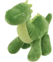 Dinosaur Stuffed Animal Dino Dragon Green Plush Lovey 2015 15091 Kids Baby