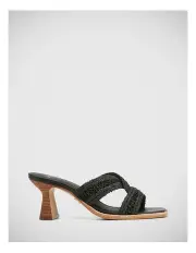 [Wittner] Malara Raffia Mule in Black