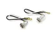 Insulated Type Indicator Lamp Socket with Bulb fits Harley Davidson