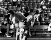 Steve Walsh New Orleans Saints throws a pass 1990s Old Photo 1