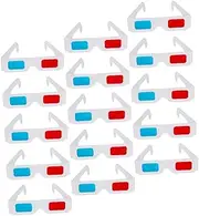 BELLIFFY Lie Down Glasses 40pcs Red Cyan 3D Stereoscopic Glasses for 3D Movies Games