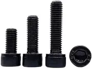 Long Socket Screws, 50pcs M3 Length 4-50mm Hexagon Hex Socket Cup Head Screw Bolts 12.9 Grade Carbon Steel Screw Din912(14mm)