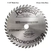 Forrest WW05T407085 Woodworker II 5-3/8-Inch 40 Tooth 10mm Arbor 5/64-Inch Kerf