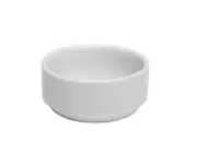Oneida F8000000613 Buffalo Bright White 3.5 oz Smooth Porcelain Ramekin - 3 Doz