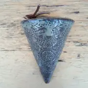 Modern Studio Pottery Wall Pocket Planter Vase Handmade