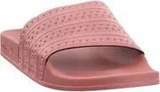 [adidas] Men's Adilette, Ash Pink/Ash Pink/Ash Pink, 5