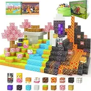 84PCS Magnetic Blocks-Magnetic Tiles Building Blocks Toddler Toys 2025 Upgraded STEM Sensory Outdoor Toys for 3+ Year Old Boys & Girls, Creative Kids Games Kids Toys