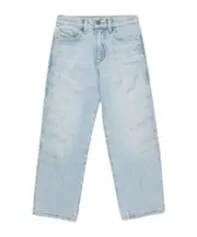 Diesel Kids Oval-D Embroidered Mid-Waisted Jeans 16Y,14Y,10Y light blue