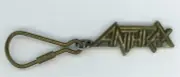Anthrax Vintage Brass Keychain (Guitar Picks in Stock) - 1992 Brockum Collection