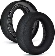 PS5 Ear Cushion - defean Replacement Ear Pads Cover Compatible with Sony ps5 Wireless Headphone, Pulse 3D Wireless Headset, Softer Foam, High-Density Noise Cancelling Foam (Black Breathable Fabric)