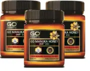 GO HEALTHY NEW ZEALAND GO MANUKA HONEY UMF 23+ 250g (3 bottles)