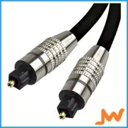 Cruxtec 2m Toslink Fiber Optical Digital Audio Cable