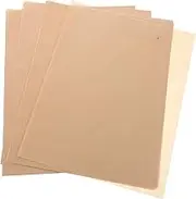 Hoement 100pcs Oil Resistant Natural Parchment Paper Versatile Food Wrapping for Baking Frying and Grilling Greaseproof Sandwiches Burger Liners Disposable Food Service Paper