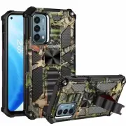 For OnePlus Nord 1+Nord N200 5G Magnetic Kickstand Phone Case Cover w Glass