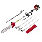 Giantz 62CC Petrol Pole Chainsaw Hedge Trimmer Pruner Chain Saw Brush Cutter