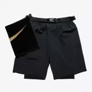 Nike Dri-FIT x MMW Men's 3-in-1 Shorts, DD9439, Black, Large